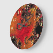 Feuer- und Schönheitsuhr Große Wanduhr (Winkel)