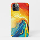Feuer und Wasser Abstrakt Case-Mate iPhone Hülle (Rückseite)
