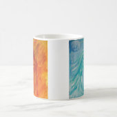 Feuer und Wasser, göttliches männliches und Kaffeetasse (Mittel)