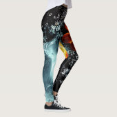 Feuer und Wasser Leggings (Rechts)
