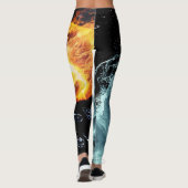 Feuer und Wasser Leggings (Rückseite)