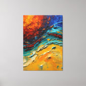 Feuer und Wasser Leinwanddruck (Vorderseite)