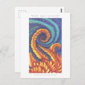 "FEUER UND WASSER" POSTKARTE (Vorne/Hinten)