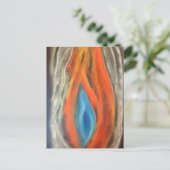 Feuer und Wasser Postkarte (Stehend Vorderseite)