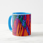 Feuer-und Wasser-sammelbare Kunst-Tasse durch Tasse (Vorderseite Links)