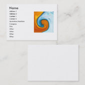 Feuer- und Wasser-Visitenkarte Visitenkarte (Vorne/Hinten)