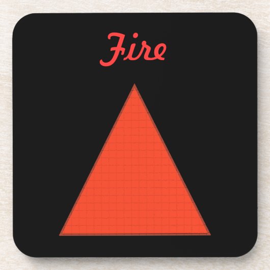 Feuer Untersetzer (Vorderseite)