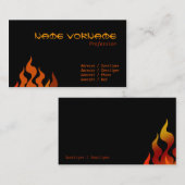 Feuer Visitenkarte (Vorne/Hinten)
