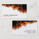 Feuer! Visitenkarte (Vorne/Hinten)