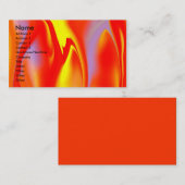 Feuer-Visitenkarte Visitenkarte (Vorne/Hinten)