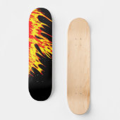 FEUER-VOGEL-SKATEBOARD - PHOENIX-ENTWURF SKATEBOARD (Vorderseite)