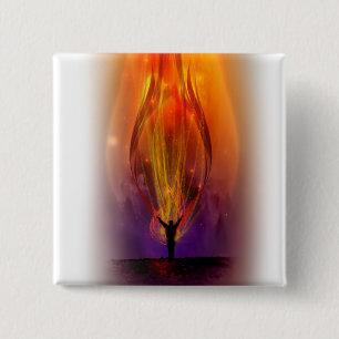 "Feuer vom Himmel" Flair Button