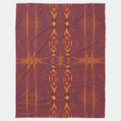 Feuer von Itzpapalotl 100 Fleecedecke (Vorderseite)