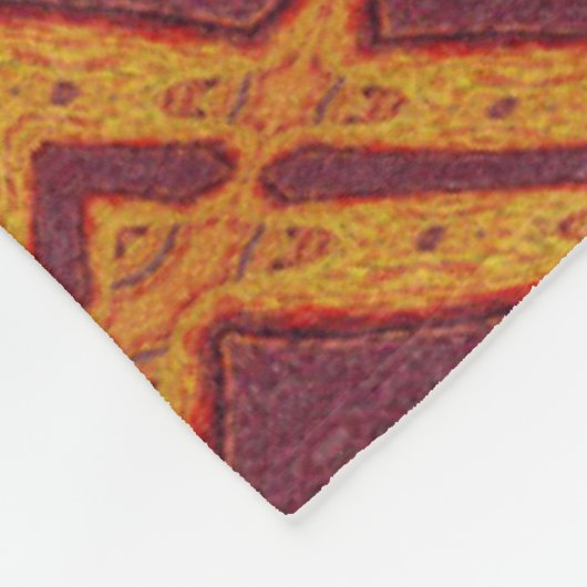 Feuer von Itzpapalotl 129 Fleecedecke (Ecke)