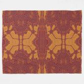 Feuer von Itzpapalotl 130 Fleecedecke (Vorderseite (Horizontal))