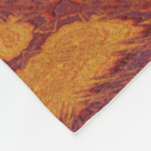 Feuer von Itzpapalotl 134 Fleecedecke (Ecke)