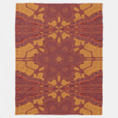 Feuer von Itzpapalotl 135 Fleecedecke (Vorderseite)