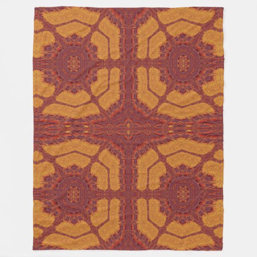 Feuer von Itzpapalotl 137 Fleecedecke (Vorderseite)