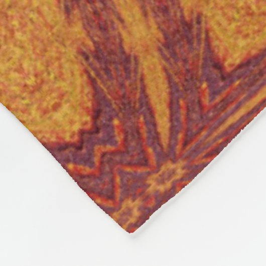 Feuer von Itzpapalotl 142 Fleecedecke (Ecke)
