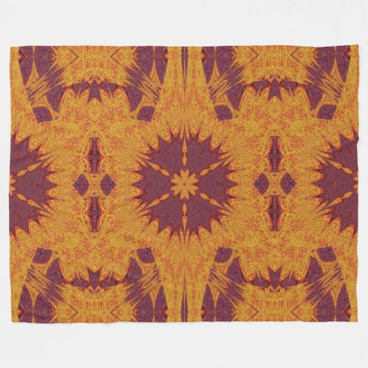 Feuer von Itzpapalotl 145 Fleecedecke (Vorderseite (Horizontal))