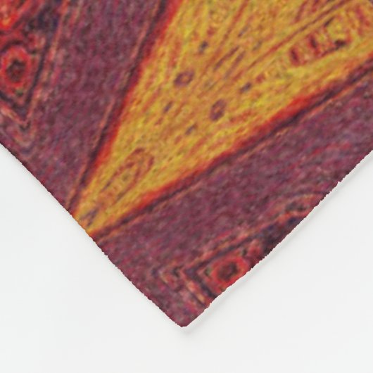 Feuer von Itzpapalotl 148 Fleecedecke (Ecke)