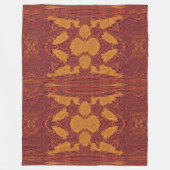 Feuer von Itzpapalotl 150 Fleecedecke (Vorderseite)
