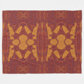 Feuer von Itzpapalotl 150 Fleecedecke (Vorderseite (Horizontal))