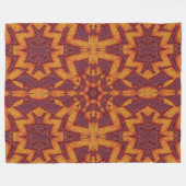 Feuer von Itzpapalotl 28 Fleecedecke (Vorderseite (Horizontal))