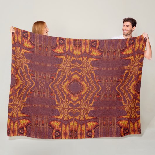 Feuer von Itzpapalotl 51 Fleecedecke (Beispiel)