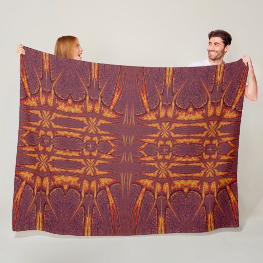 Feuer von Itzpapalotl 57 Fleecedecke (Beispiel)