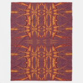 Feuer von Itzpapalotl 57 Fleecedecke (Vorderseite)