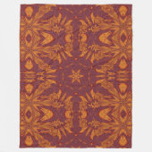 Feuer von Itzpapalotl 76 Fleecedecke (Vorderseite)