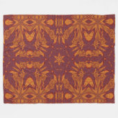 Feuer von Itzpapalotl 76 Fleecedecke (Vorderseite (Horizontal))