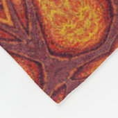 Feuer von Itzpapalotl 76 Fleecedecke (Ecke)