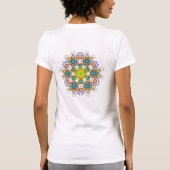 Feuer von Schaffungs-Mandala 2 T-Shirt (Rückseite)