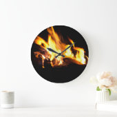Feuer-Wanduhr Große Wanduhr (Zuhause)