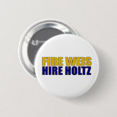 Feuer-Weis-Miete Holtz Button (Vorne & Hinten)