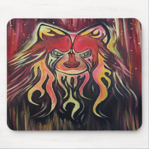 Feuer Wolf Mousepad