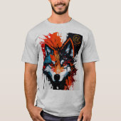 Feuer Wolf T-Shirt (Vorderseite)