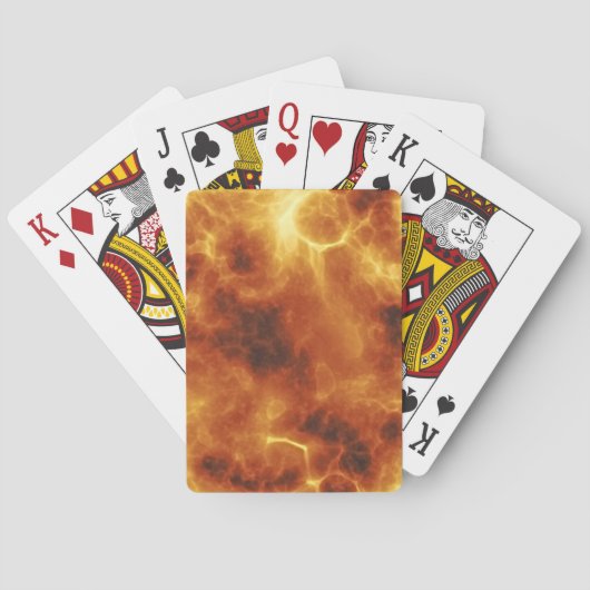 Feuer | Zazzle_Growshop. Spielkarten (Rückseite)