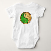 Feuer Ziege Baby Strampler (Rückseite)