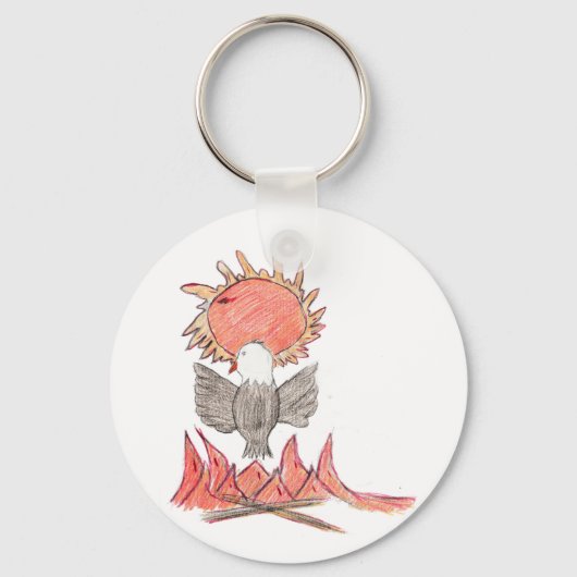 Feueradler Schlüsselanhänger (Vorderseite)