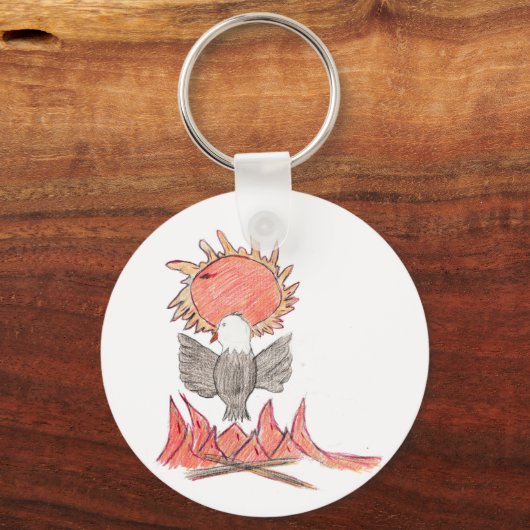 Feueradler Schlüsselanhänger (Vorderseite)