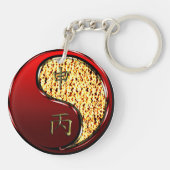 Feueraffe Schlüsselanhänger (Rückseite)