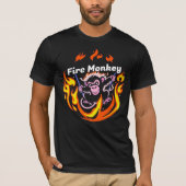 Feueraffe T-Shirt (Vorderseite)