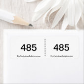 Feueralarm-Etikett- 485 (Insitu)