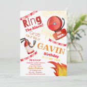 Feueralarm Geburtstagskarte (Stehend Vorderseite)