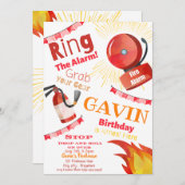 Feueralarm Geburtstagskarte (Vorne/Hinten)