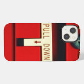 Feueralarm iPhone Hülle (Rückseite (Horizontal))