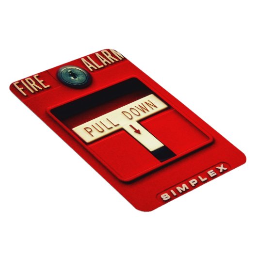 Feueralarm Magnet (Rechte Seite)